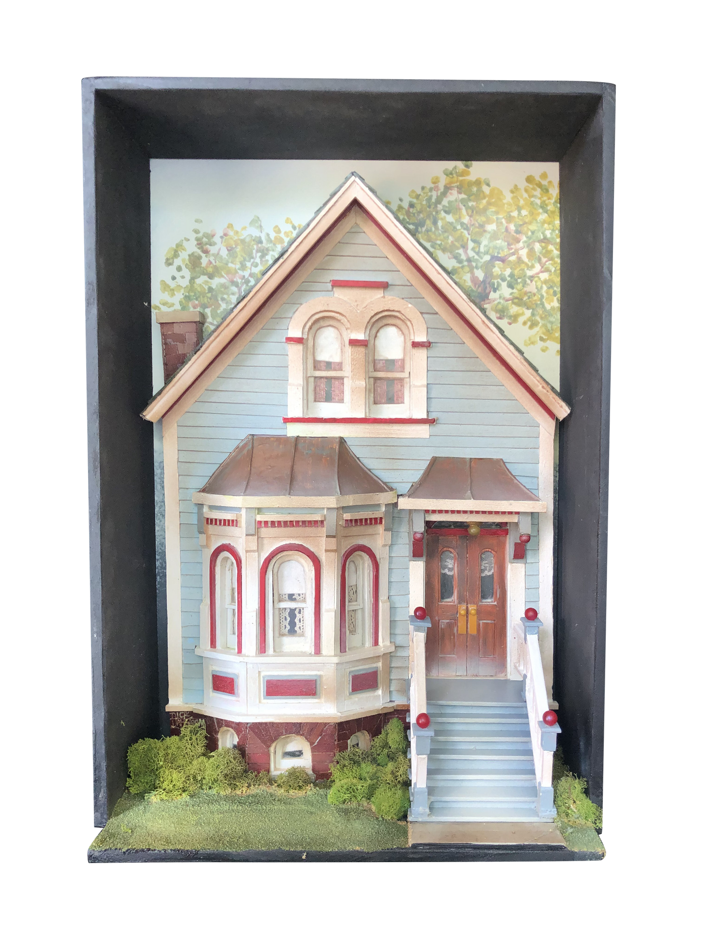 Victorian Cottage 3-Dimensional Home Wall Art Hanging Sculpture